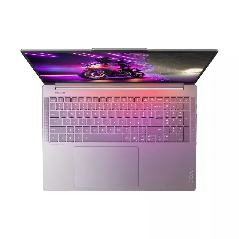 Lenovo Yoga Pro 9 16IAH10 Intel Core Ultra 9 285H Nešiojamasis kompiuteris 40,6 cm (16 colių) Jutiklinis ekranas 3.2K 32 GB LPDDR5x-SDRAM 1 TB SSD NVIDIA GeForce RTX 5060 Wi-Fi 7 (802.11be) Windows 11 Pro Vokiška Pilka