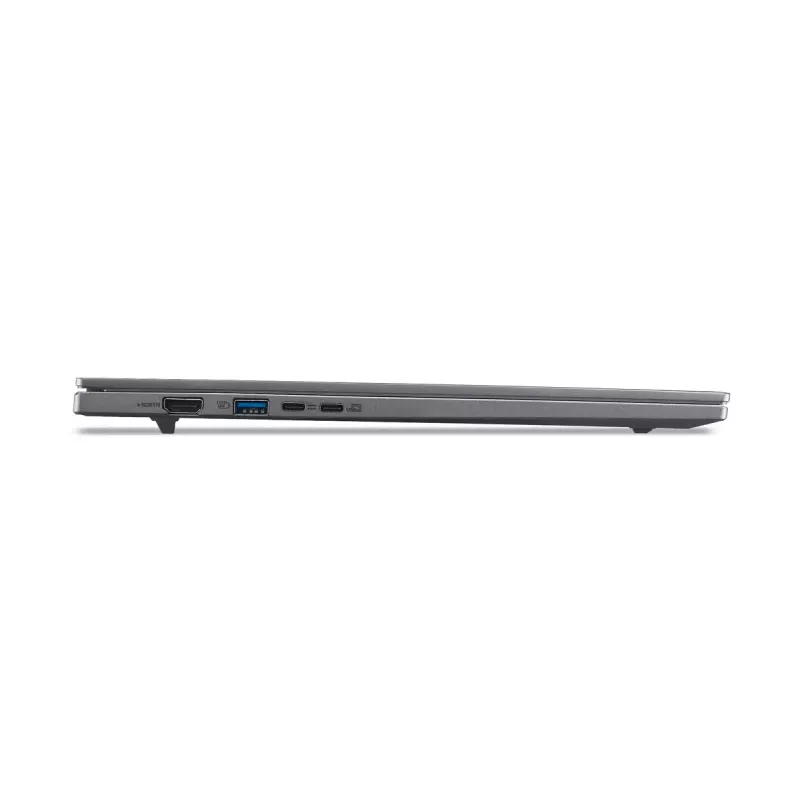 Nešiojamas kompiuteris Acer Aspire 16 AI A16-61M-R473 — 16 colių WUXGA+ ekranas, AMD Ryzen AI 5 330 3,4 GHz, 16 GB LPDDR5x, 512 GB SSD, Windows 11 Home, pilka