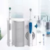 Oral-B Idropulsore Health Center suaugusiems skirtas rotaciniu būdu virpantis dantų šepetėlis mėlynas, baltas