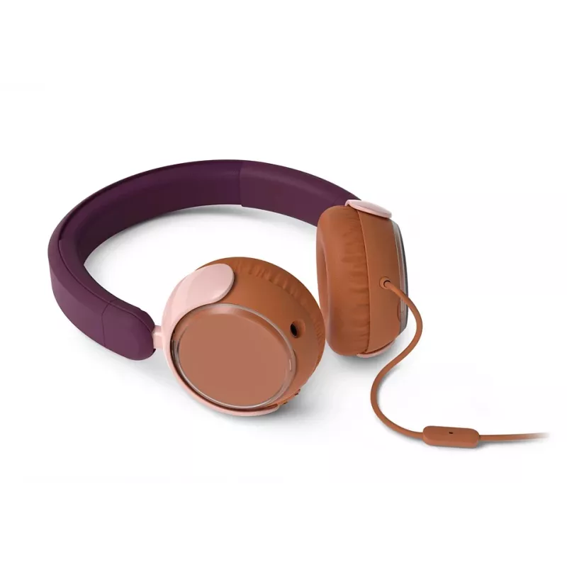 Philips 2000 serijos TAK2000MP/00 ausinės / laisvų rankų įranga Laidinės Ant galvos Skambučiai / Muzika USB-C Oranžinė, Violetinė, Rožinė