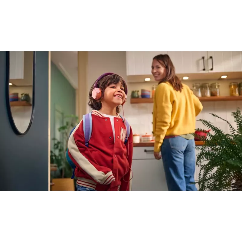 Philips 2000 serijos TAK2000MP/00 ausinės / laisvų rankų įranga Laidinės Ant galvos Skambučiai / Muzika USB-C Oranžinė, Violetinė, Rožinė