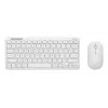 Klaviatūros ir pelės rinkinys TRUST Lyra Mini Wireless QWERTZ (RF + Bluetooth) baltas, vokiškas išdėstymas