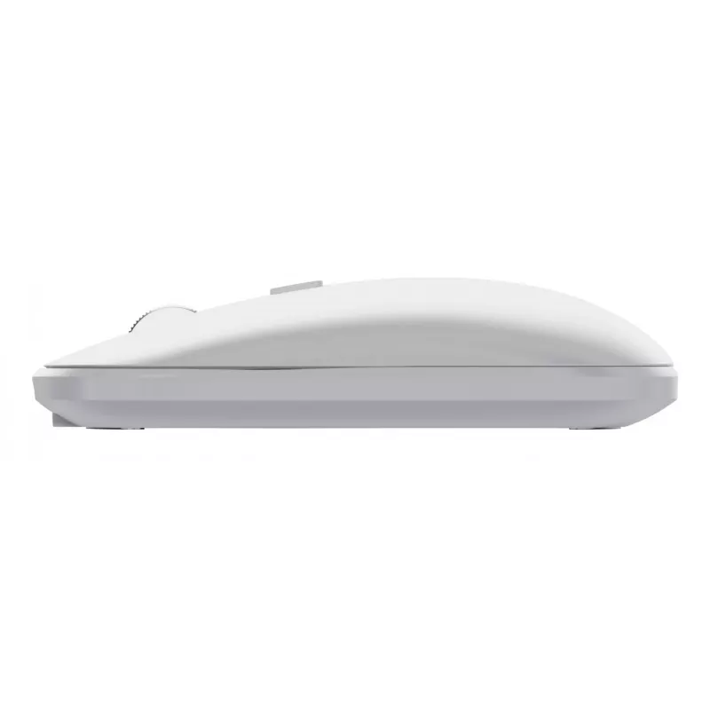 Klaviatūros ir pelės rinkinys TRUST Lyra Mini Wireless QWERTZ (RF + Bluetooth) baltas, vokiškas išdėstymas