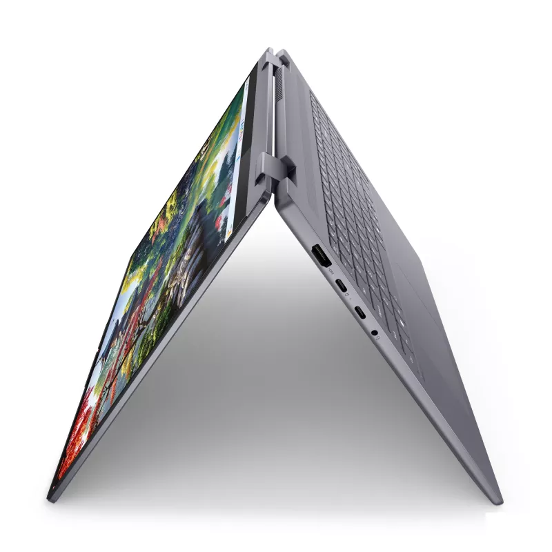 Lenovo IdeaPad 5 2-in-1 16IAL10 Intel Core Ultra 5 225U hybridinis (2-i-1) 40,6 cm (16 colių) lietimui jautrus ekranas WUXGA 16 GB LPDDR5x-SDRAM 1 TB SSD Wi-Fi 7 (802.11be) Windows 11 Home vokiška pilka