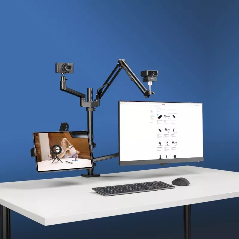 Hama 00004663 monitoriaus laikiklis / stovas 81,3 cm (32 col.) Stalinis juodas
