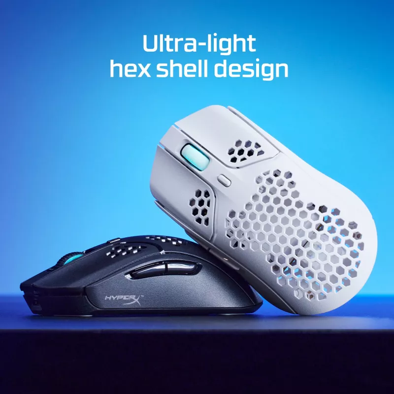HyperX Pulsefire Haste – belaidis žaidimų pelė (balta)