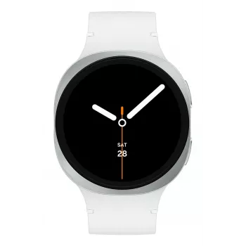 Samsung SM-L335FZSAEUB išmanusis / sportinis laikrodis 3,81 cm (1,5 colio) AMOLED 44 mm skaitmeninis 480 x 480 pikselių jutiklinis ekranas sidabrinis Wi-Fi GPS (palydovinis)