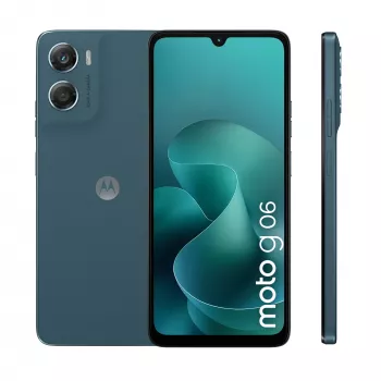 Išmanusis telefonas Motorola moto g06 6,88 col. LCD 120Hz 4GB/128GB mėlynas, MediaTek Helio G81, 50MP, 5200mAh, Dual SIM, IP64