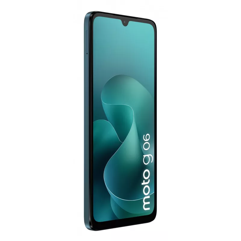 Išmanusis telefonas Motorola moto g06 6,88 col. LCD 120Hz 4GB/128GB mėlynas, MediaTek Helio G81, 50MP, 5200mAh, Dual SIM, IP64