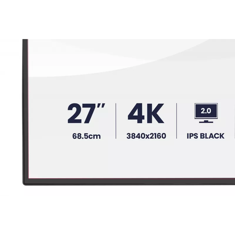 iiyama PROGRAPHIC HB2701UHSNP-B1 kompiuterio monitorius 68,6 cm (27 colių) 3840 x 2160 pikselių 4K Ultra HD LCD juodas