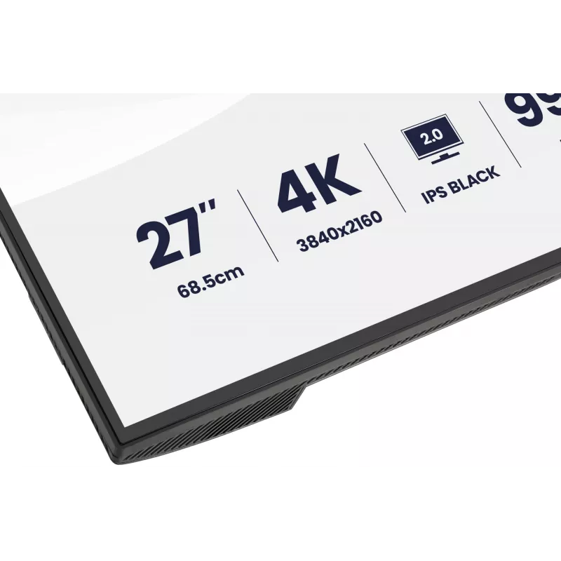 iiyama PROGRAPHIC HB2701UHSNP-B1 kompiuterio monitorius 68,6 cm (27 colių) 3840 x 2160 pikselių 4K Ultra HD LCD juodas