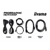 iiyama PROGRAPHIC HB2701UHSNP-B1 kompiuterio monitorius 68,6 cm (27 colių) 3840 x 2160 pikselių 4K Ultra HD LCD juodas