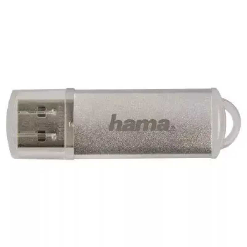 Hama Laeta FlashPen, USB 2.0, 128 GB USB atmintukas, USB Type-A, sidabrinis
