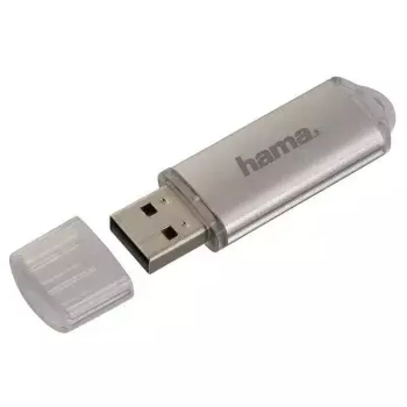 Hama Laeta FlashPen, USB 2.0, 128 GB USB atmintukas, USB Type-A, sidabrinis
