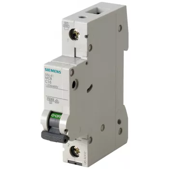 Siemens 5SL4106-6 grandinės pertraukiklis miniatiūrinis grandinės pertraukiklis B tipo 1