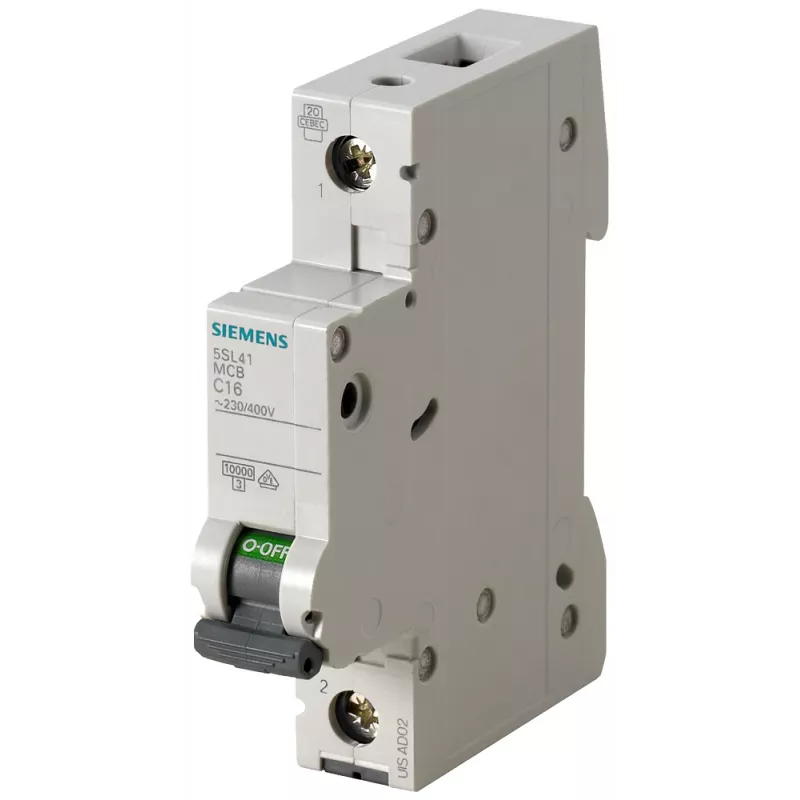 Siemens 5SL4106-6 grandinės pertraukiklis miniatiūrinis grandinės pertraukiklis B tipo 1