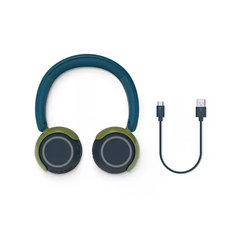 Philips 4000 serijos TAK4200CT/00 ausinės / laisvų rankų įranga Belaidis Galvos juosta Skambučiai / Muzika Bluetooth Mėlyna, Žalia