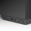 PC korpusas TACENS MARS MC-PULSAR LCD ATX Midi Tower, grūdintas stiklas, priekinis LCD, USB-C, palaiko GPU 33,2 cm
