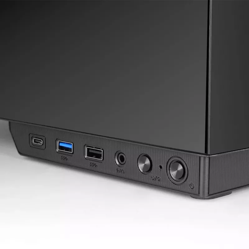 PC korpusas TACENS MARS MC-PULSAR LCD ATX Midi Tower, grūdintas stiklas, priekinis LCD, USB-C, palaiko GPU 33,2 cm