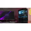 PC korpusas TACENS MARS MC-PULSAR LCD ATX Midi Tower, grūdintas stiklas, priekinis LCD, USB-C, palaiko GPU 33,2 cm