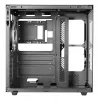 PC korpusas TACENS Mars Gaming MCV-ONE Midi Tower — juodas, ATX/Micro-ATX/Mini-ITX, grūdintas stiklas, palaiko 120 mm ventiliatorius