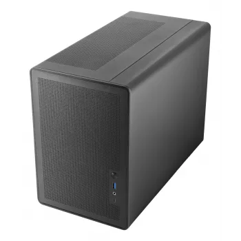 PC Mini Tower korpusas TACENS Mars Gaming MC-XPRO — Mini-ITX/Micro-ATX, SFX maitinimo blokų palaikymas, tinklelis, juodas, 120 mm ventiliatoriai