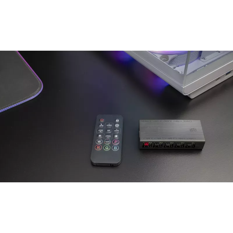 Mars Gaming MFHUB kompiuterio aušinimo sistemos dalis / priedas Adresuojamas RGB valdiklis
