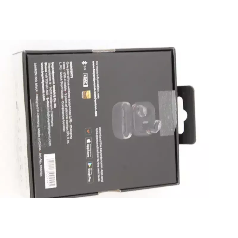 TWS ausinės „Beyerdynamic AMIRON 300“ su įkrovimo dėklu, įmontuotu mikrofonu, „Bluetooth“, ANC — juodos