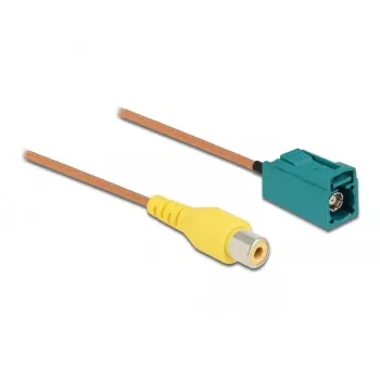 Kabelis FAKRA Z lizdas – RCA lizdas RG-179 32 cm DeLOCK