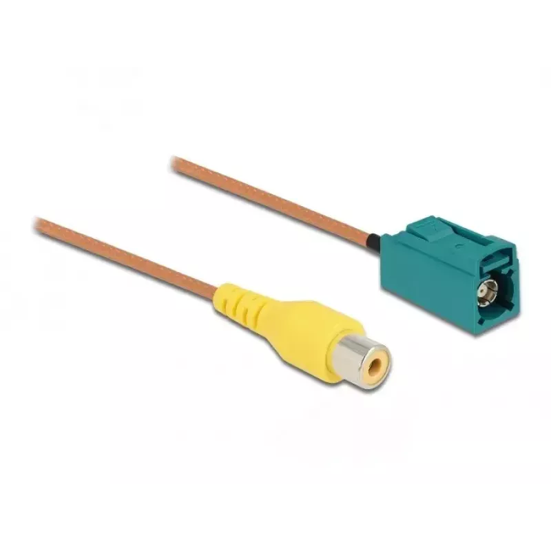 Kabelis FAKRA Z lizdas – RCA lizdas RG-179 32 cm DeLOCK