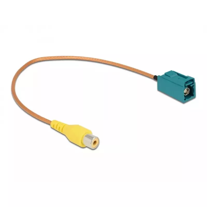 Kabelis FAKRA Z lizdas – RCA lizdas RG-179 32 cm DeLOCK