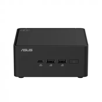 Mini PC barebone ASUS NUC 15 Pro RNUC15CRHI300000 juodas — Intel Core 3 100U, DDR5 iki 96 GB, M.2 SSD iki 8 TB, Wi‑Fi 7, Bluetooth 5.4