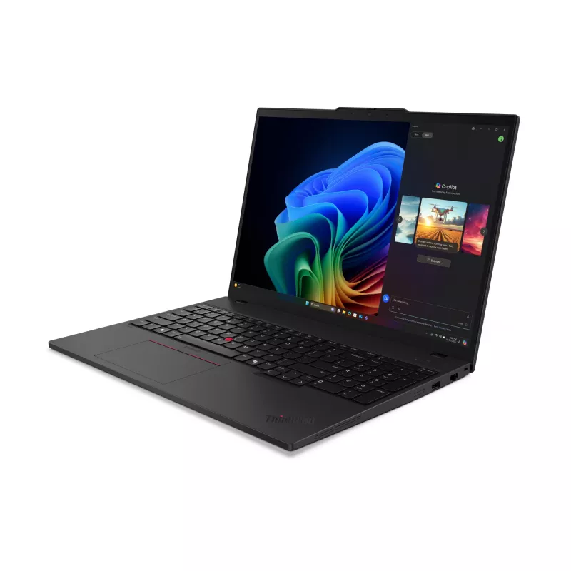 Nešiojamasis kompiuteris Lenovo ThinkPad T16 Gen 4 (AMD) — 16 colių WUXGA, AMD Ryzen AI 7 350 2GHz, 64GB DDR5, 1TB SSD, Windows 11 Pro, juodas