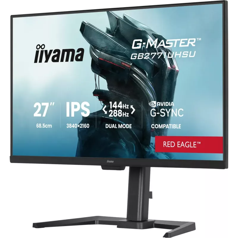 iiyama G-MASTER GB2771UHSU-B1 kompiuterio monitorius 68,6 cm (27 colių) 3840 x 2160 pikselių 4K Ultra HD LED juodas