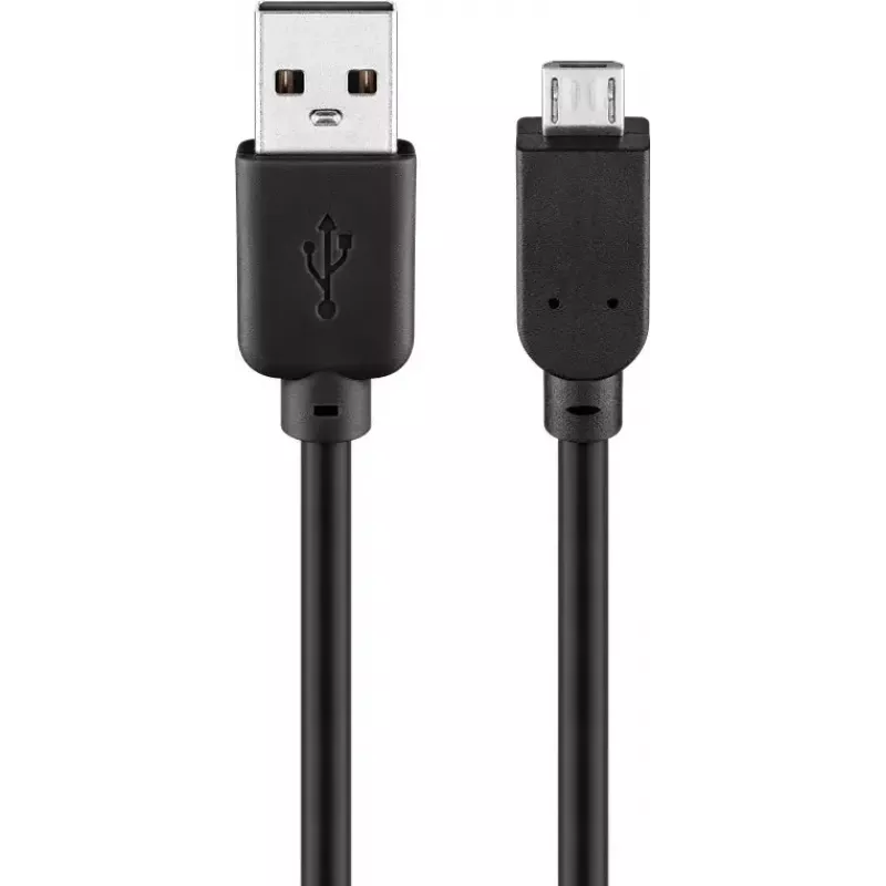 USB laidas Goobay 95735 0,3 m USB A Micro-USB B, juodas