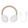 Philips 5000 serijos TAK5500AL/00 ausinės/ausinės su mikrofonu Laidinės ir belaidės Aplink galvą Skambučiai/muzika Bluetooth Gintarinė, balta