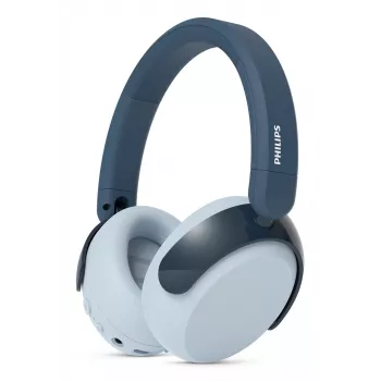 Philips 5000 serijos TAK5500RT ausinės su laidiniu ir belaidžiu ryšiu, lankeliu, skambučiams / muzikai, Bluetooth, mėlynos, žalios