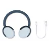 Philips 5000 serijos TAK5500RT ausinės su laidiniu ir belaidžiu ryšiu, lankeliu, skambučiams / muzikai, Bluetooth, mėlynos, žalios