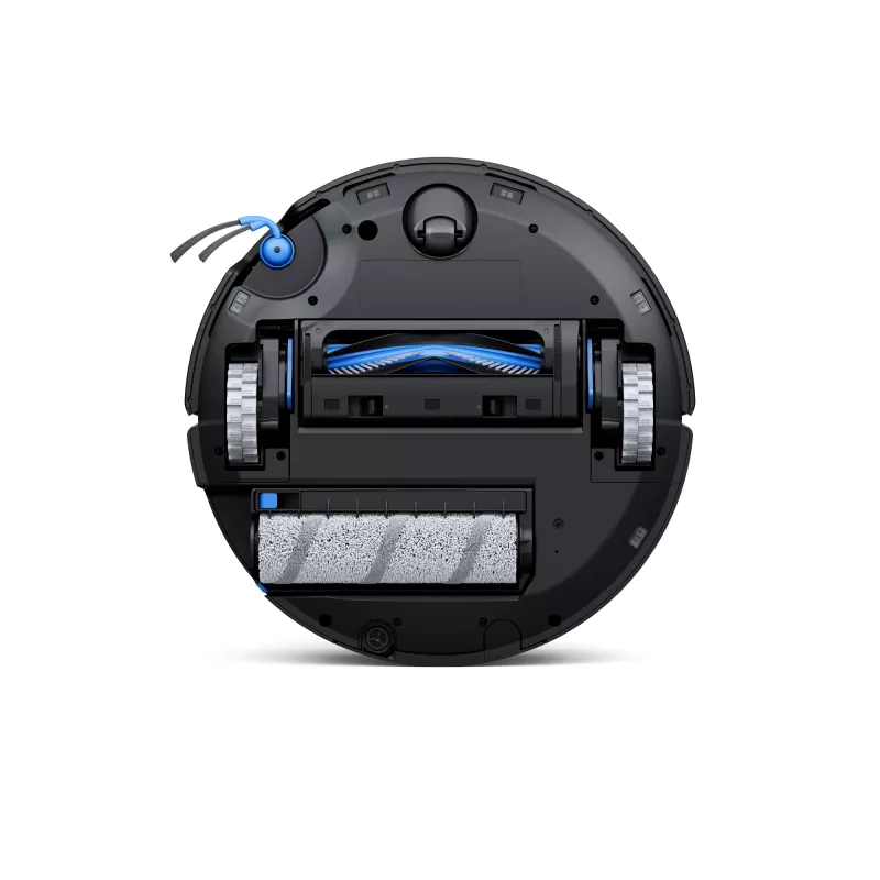 Robotinis dulkių siurblys Ecovacs Deebot X11 Pro Omni — juodas, ličio jonų 6400 mAh, 206 min. veikimo laikas, 0,22 l dulkių talpykla, bazinė stotelė 2,5 l