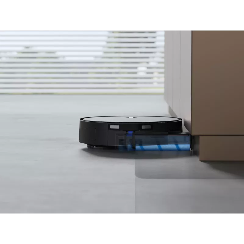 Robotinis dulkių siurblys Ecovacs Deebot X11 Pro Omni — juodas, ličio jonų 6400 mAh, 206 min. veikimo laikas, 0,22 l dulkių talpykla, bazinė stotelė 2,5 l