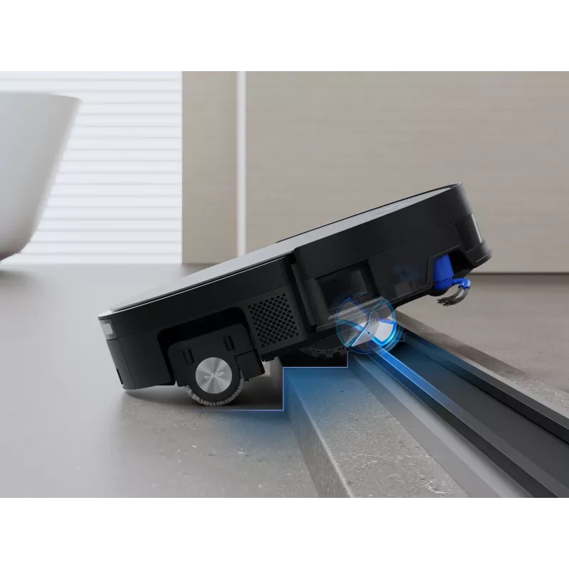 Robotinis dulkių siurblys Ecovacs Deebot X11 Pro Omni — juodas, ličio jonų 6400 mAh, 206 min. veikimo laikas, 0,22 l dulkių talpykla, bazinė stotelė 2,5 l
