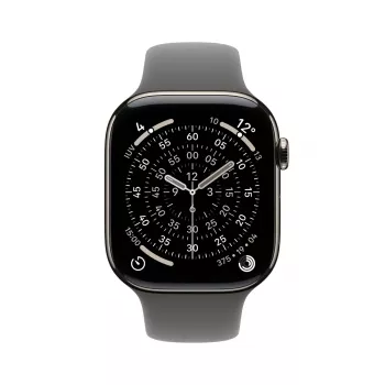 Išmanusis laikrodis Apple Watch Series 11 GPS + Cellular 46mm titano korpusas pilka juosta