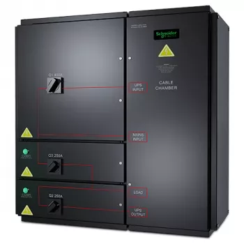 APC SYMMETRA PX 96/160KW PRIE SIENOS TVIRTINAMAS PRIEŽIŪROS APĖJIMO SKYDAS, 400V