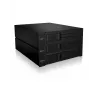 ICY BOX IB-563SSK 2x 5,25 colio saugojimo įrenginio dėklas Juodas