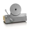 Diržinės pavaros garso patefonas Lenco LSA-071SI, visiškai automatinis, pilkas, Bluetooth, 3,5 mm, 10 W
