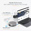 StarTech.com USB-C garsiakalbio dokinimo stotelė, mini nešiojama konferencijų garsiakalbis ir garso dokas, USB-C į VGA/4K HDMI, 2x USB-A šakotuvas, mikrofonas/garsiakalbis, Teams/Zoom/Softphone garsiakalbis