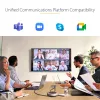 StarTech.com USB-C garsiakalbio dokinimo stotelė, mini nešiojama konferencijų garsiakalbis ir garso dokas, USB-C į VGA/4K HDMI, 2x USB-A šakotuvas, mikrofonas/garsiakalbis, Teams/Zoom/Softphone garsiakalbis