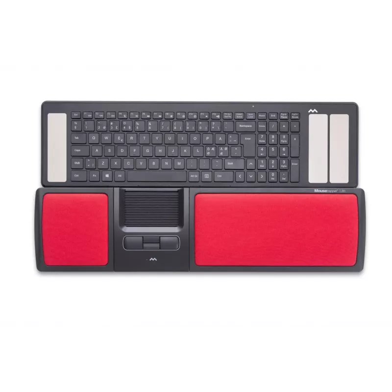 pelėtrapper Lite pelė, juoda/raudona, USB-A, mechaninė, USB Type-A, 1500 DPI, juoda, raudona