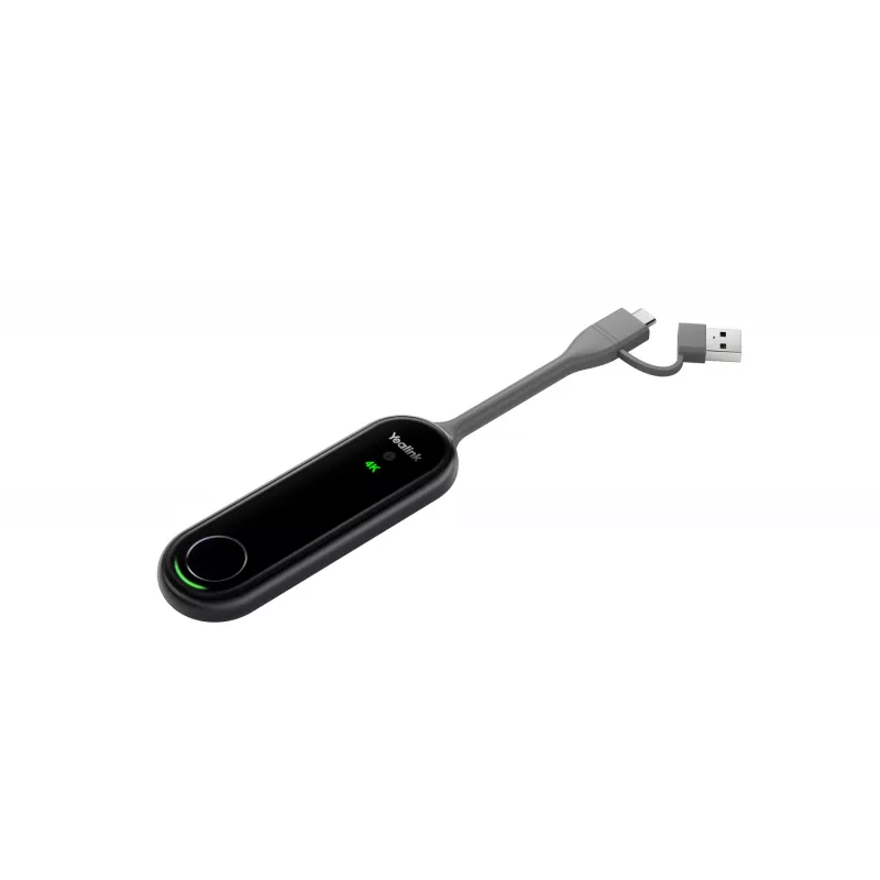 Yealink WPP30, USB raktas, juoda, 3840 x 2160, 30 kadr./s, 802.11a, 802.11b, Wi-Fi 4 (802.11n), Wi-Fi 5 (802.11ac), Wi-Fi 5 (802.11ac)