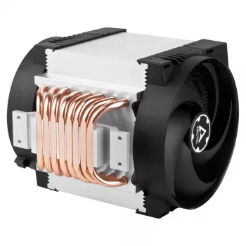 CPU aušintuvas Arctic Freezer 4U-M Ampere Server — pasyvus/radiatoriaus sprendimas Ampere serveriams, 120W TDP
